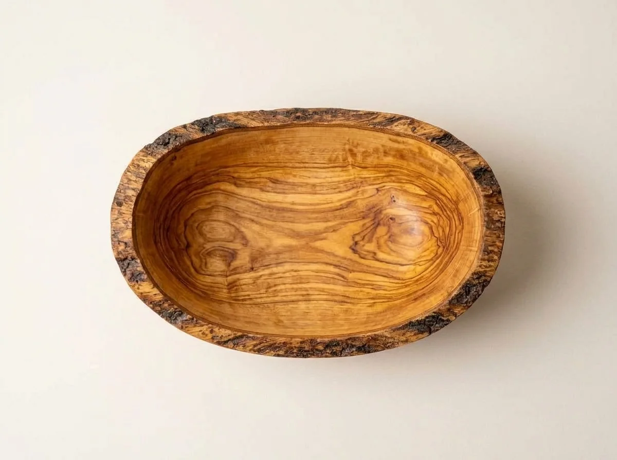 Ostuni Olive Wood Serving Bowl